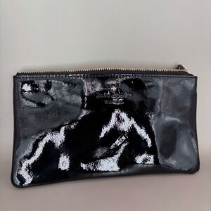 Kate Spade‎ New York Black Patent Leather Wristlet Clutch Pouch Bag